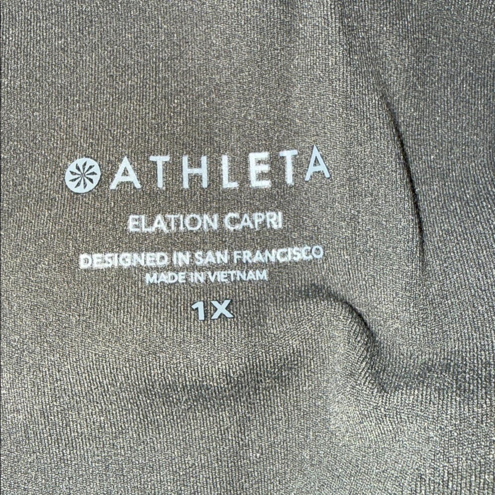Athleta Elation Capri Dark Grey - Picture 2 of 3